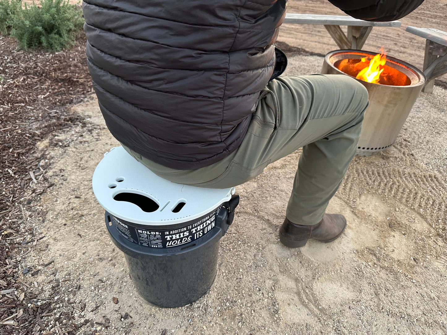 YETI Loadout Compatible Fishing/Camping Cutting Board Bucket Top