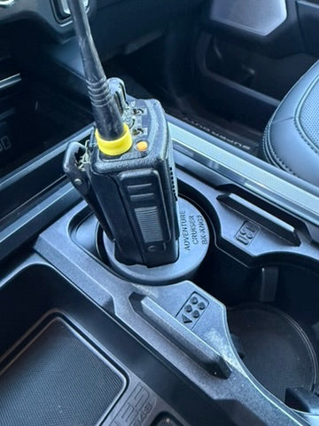 Handheld Radio Cupholder Adapter - An Adventure Cruiser Collaboration