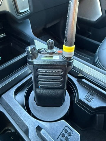 Handheld Radio Cupholder Adapter - An Adventure Cruiser Collaboration
