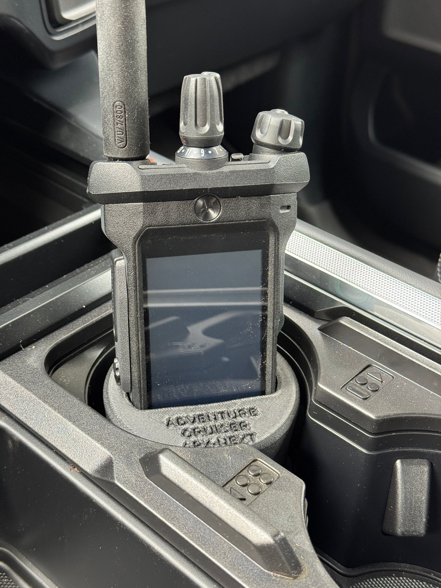 Handheld Radio Cupholder Adapter - An Adventure Cruiser Collaboration