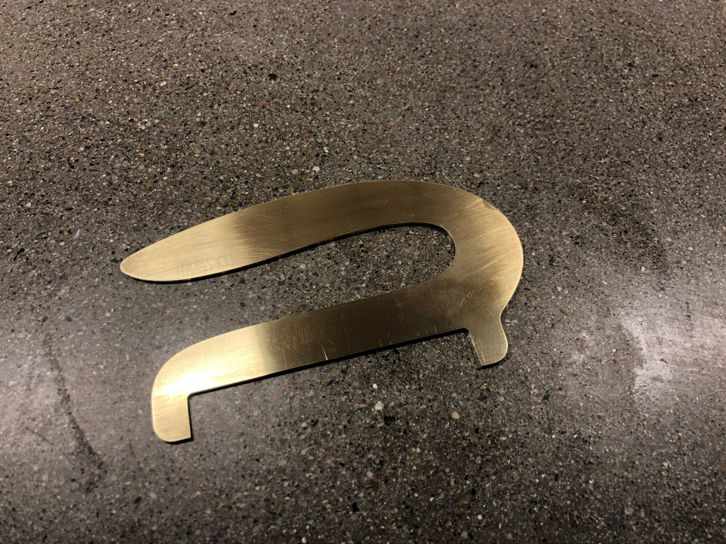 Machined Brass Lobster Gauge. Ergonomic, Functional and Decorative. 3.25” Opening for CA Spiny Lobster
