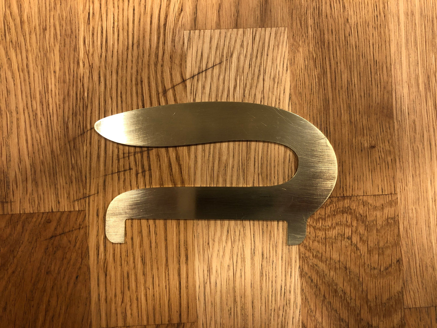 Machined Brass Lobster Gauge. Ergonomic, Functional and Decorative. 3.25” Opening for CA Spiny Lobster