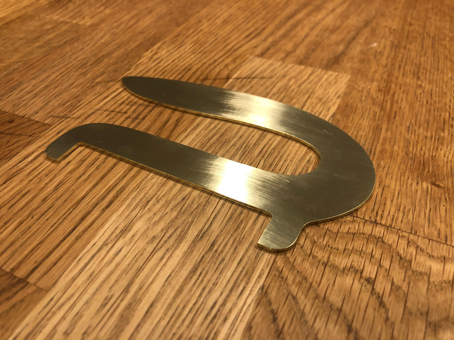 Machined Brass Lobster Gauge. Ergonomic, Functional and Decorative. 3.25” Opening for CA Spiny Lobster